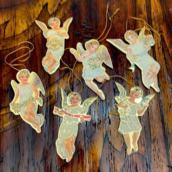 Vintage Other - Vintage Cherub Angel Ornaments